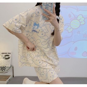 Pa251613  INS Style Soft Material Cotton Sweet Pajamas