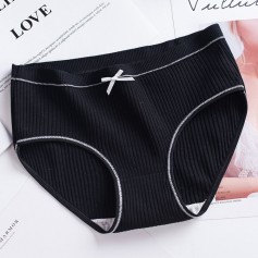 255090 Striped Cotton Panties with Cute Bow *3pcs