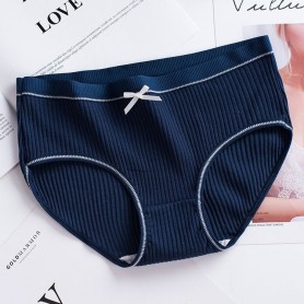 255090 Striped Cotton Panties with Cute Bow *3pcs