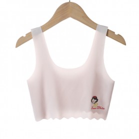 811 Ice Silk Seamless Teen vest without sponge (3pcs)