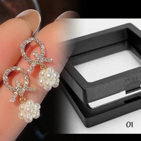 Anti-allergy Stylo Premium Earings with Transparent Box
