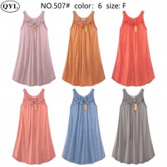 507 Home Wear Sleep Dress Plus Size 50-100kg