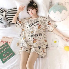 Pa252213  INS Style Soft Material Cotton Sweet Pajamas