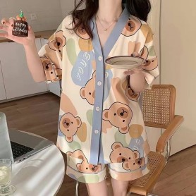 INS Style Soft Material Cotton Sweet Pajamas pa2506