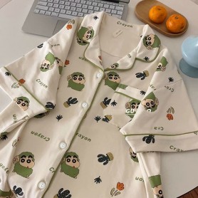 Pa253016 INS Style Soft Material Cotton Sweet Pajamas