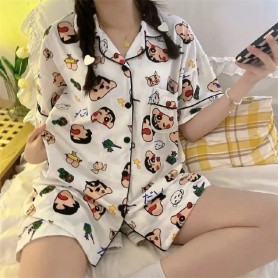 Pa253116 INS Style Soft Material Cotton Sweet Pajamas