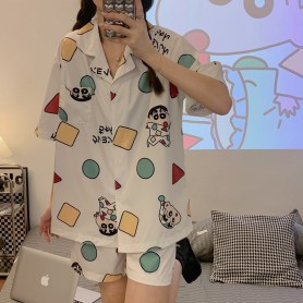 Pa253316 INS Style Soft Material Cotton Sweet Pajamas