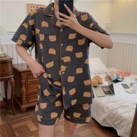 Pa252616 INS Style Soft Material Cotton Sweet Pajamas