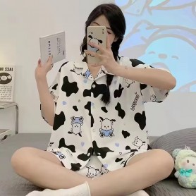 Pa253616 INS Style Soft Material Cotton Sweet Pajamas