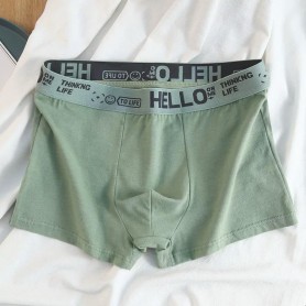 Men’s Stretch Boxer Briefs – HELLO Series 男士舒适弹性平口内裤（HELLO系列）
