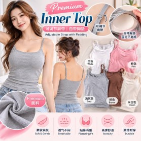 Premium Thin Strap Adjustable Inner Top with padding