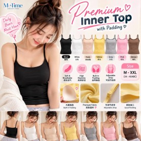 Premium Thin Strap Adjustable Inner Top with padding