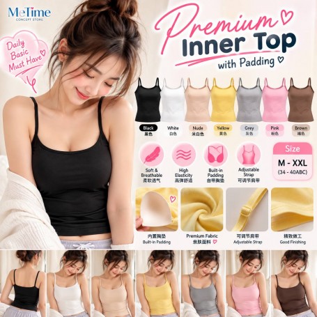 Premium Thin Strap Adjustable Inner Top with padding