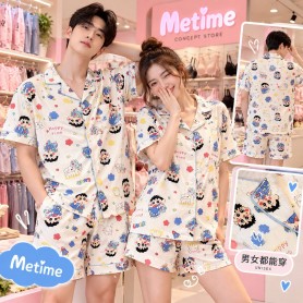 Unisex Cotton Pajamas Plus Size 80-110kg 02