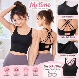 Wholesale Sample | Premium Cross Back Sports Bra 3