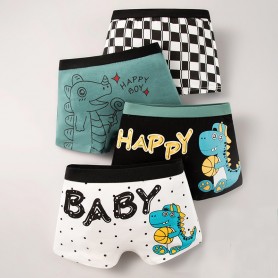 Kids Cotton Boy Panties Boxer  k116 (4pcs)