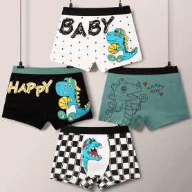 Kids Cotton Boy Panties Boxer  k116 (4pcs)