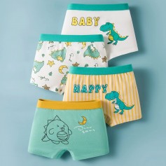 Kids Cotton Boy Panties Boxer  k117 (4pcs)