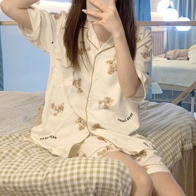 Pa250116 INS Style Soft Material Cotton Sweet Pajamas